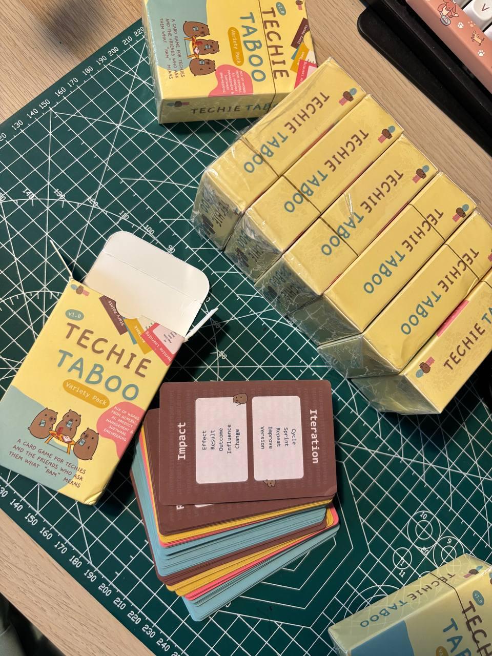 Techie Taboo Cards: An Update for Our Waitlisters